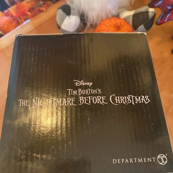 NIB Tim Burton Disney Nightmare before Christmas Pumpkin King Water Globe - Picture 7 of 8